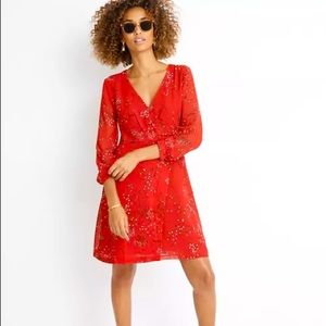 Like New Madewell Hazelwood Wrap-Front Mini Dress